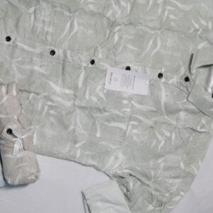 Zen Garden Textured Print Button-Down