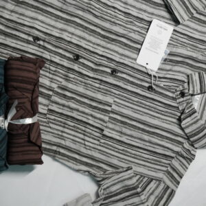 The Linear Texture: Artistic Streak Shirt