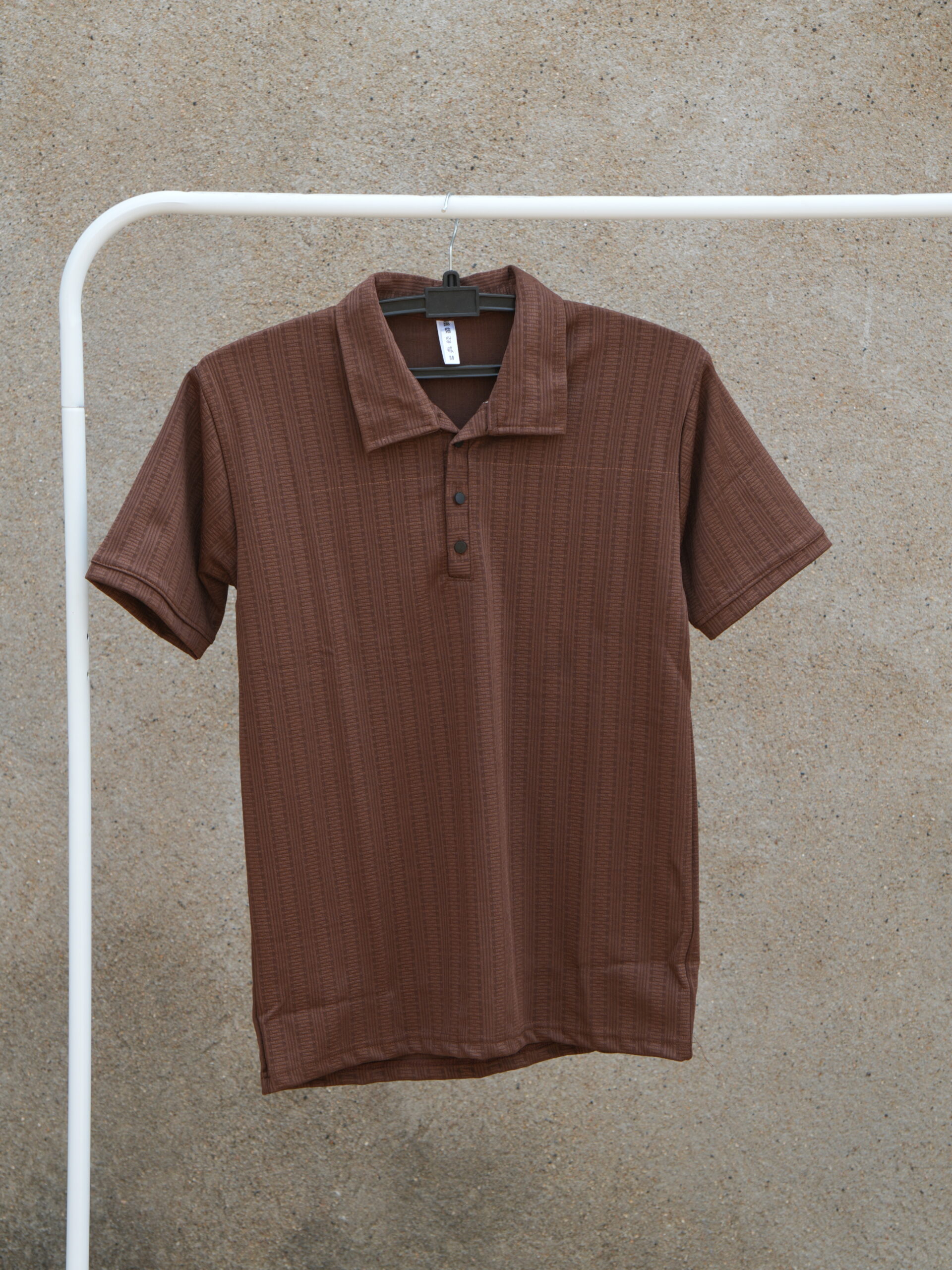 The Urban Elite: Textured Vertical Stripe Polo