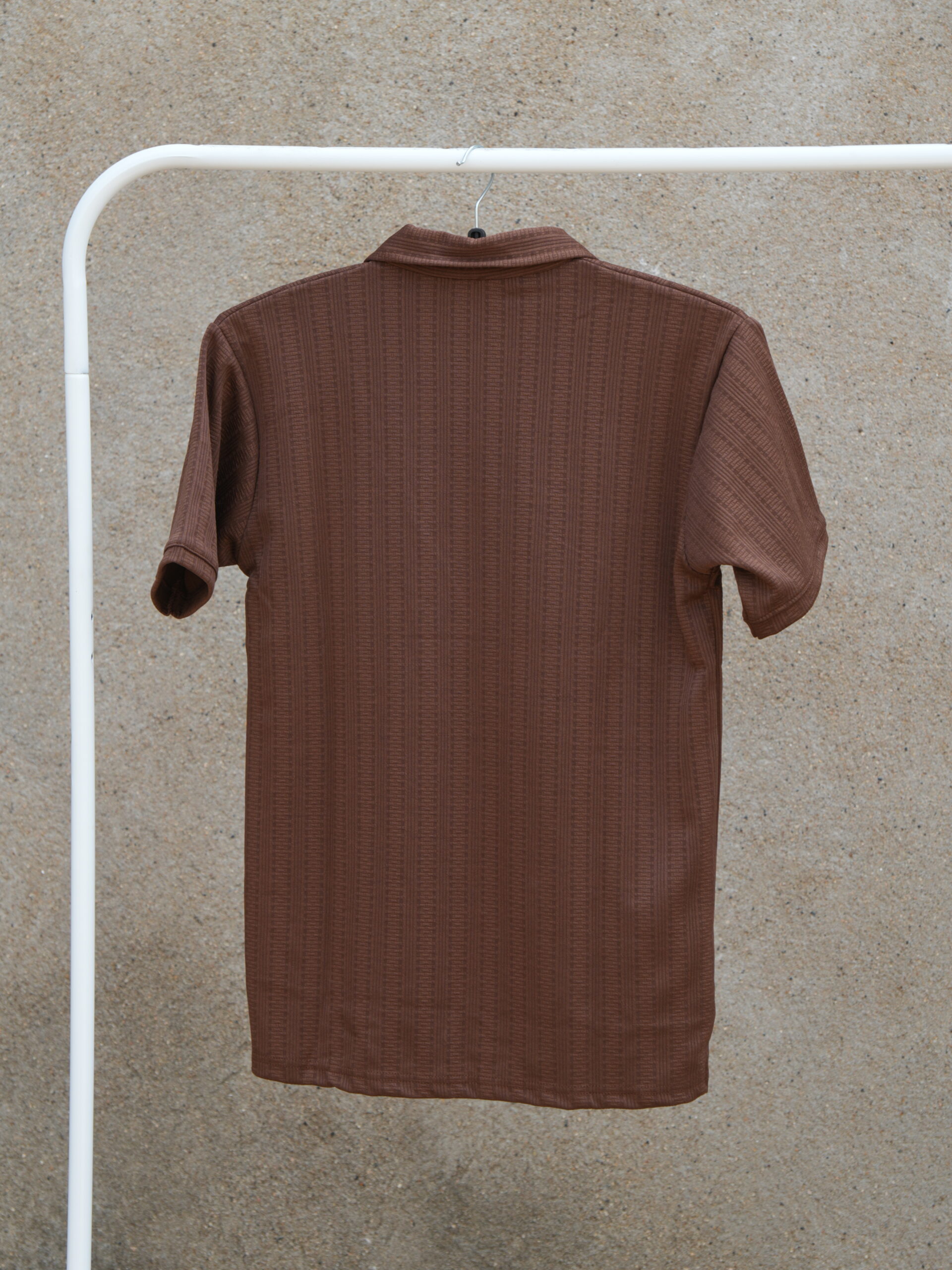The Urban Elite: Textured Vertical Stripe Polo