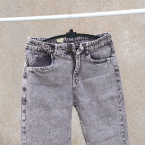 The Urban Mist: Antique Mauve Acid-Wash Denim