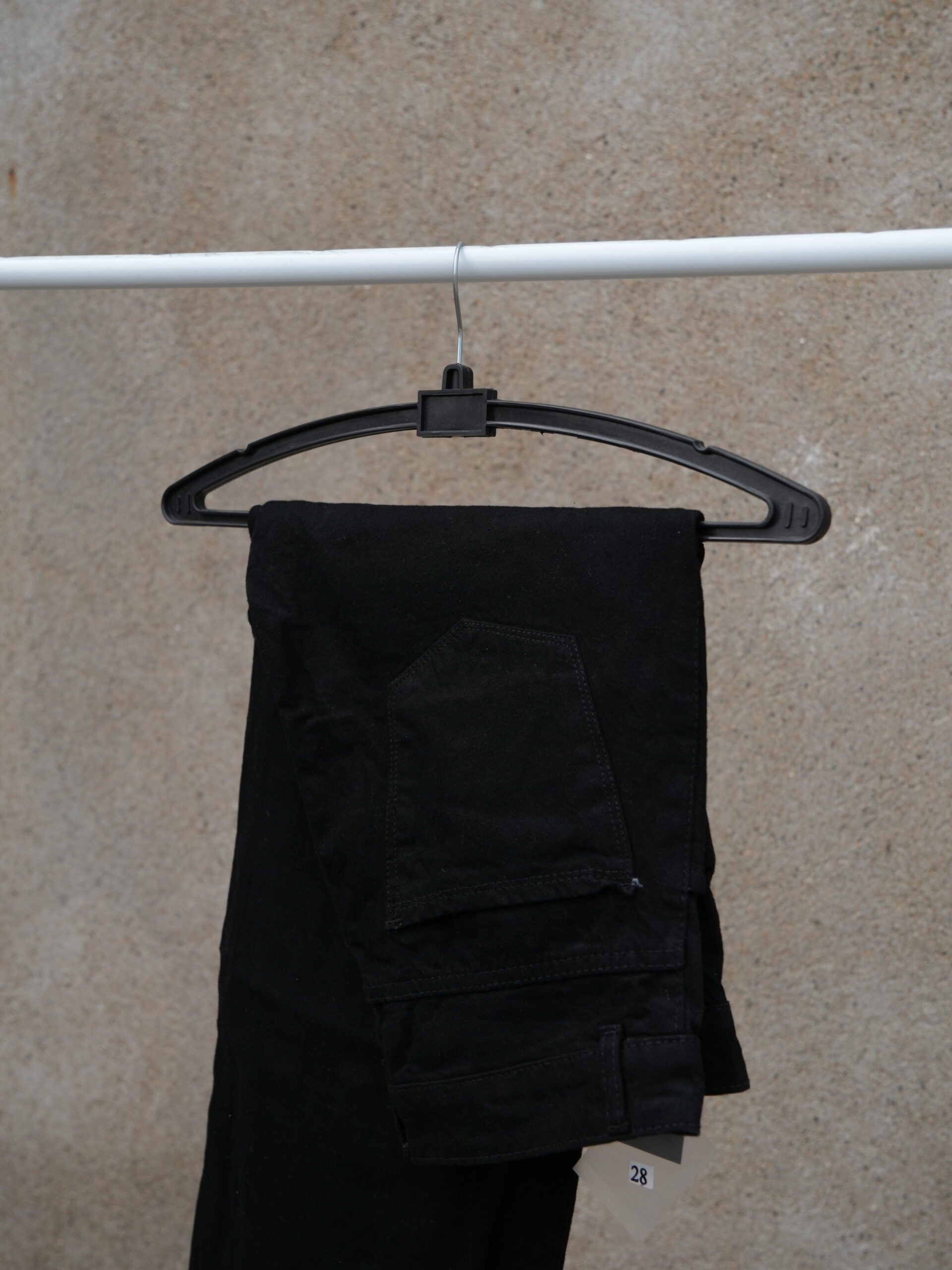 The Urban Shadow: Jet Black Essential Denim