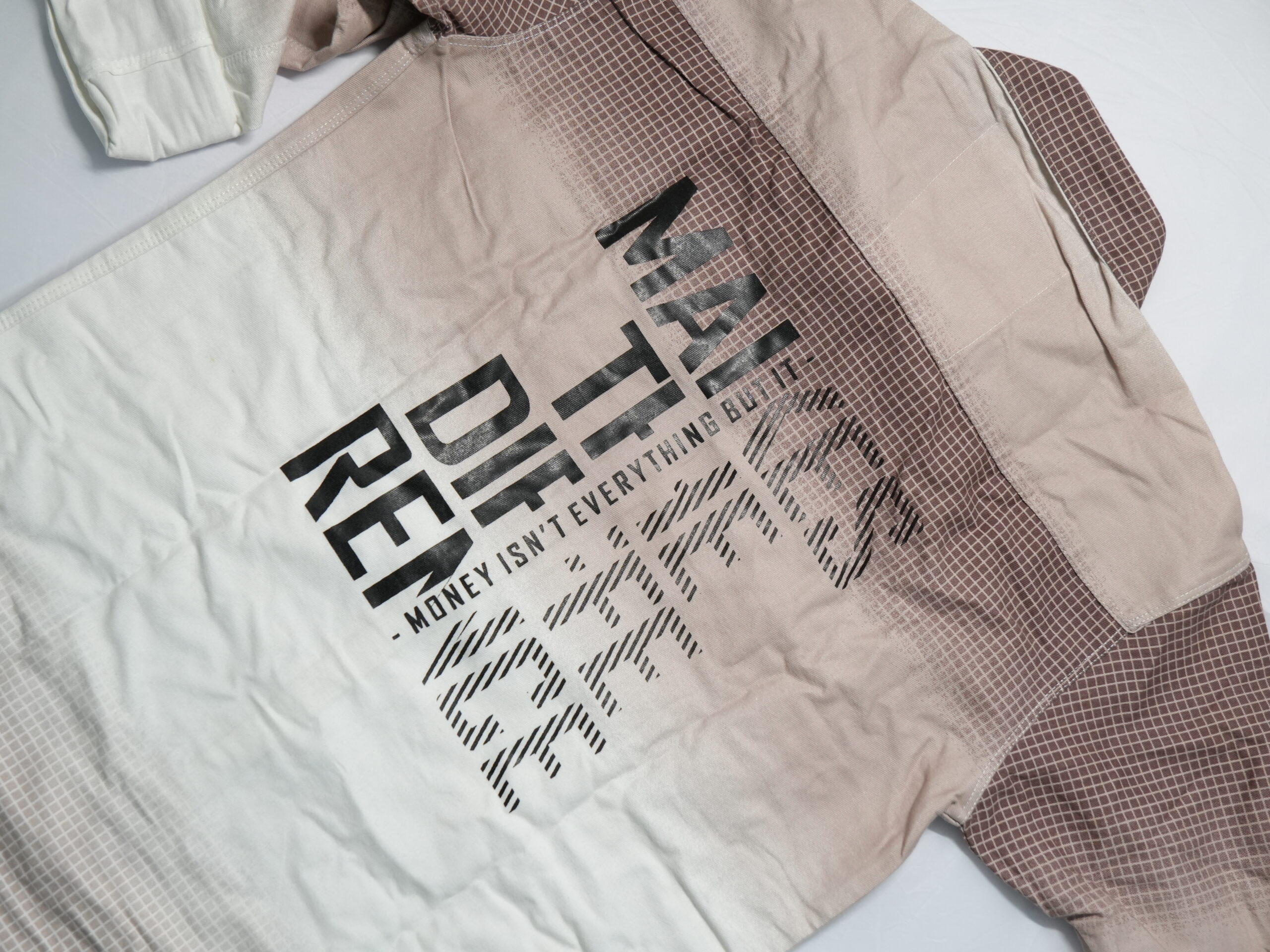 Urbansaura "Horizon" Micro-Check Casual Shirt